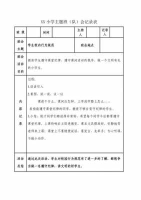 班会活动记录表模板_班会活动记录表模板图片-第2张图片-马瑞范文网