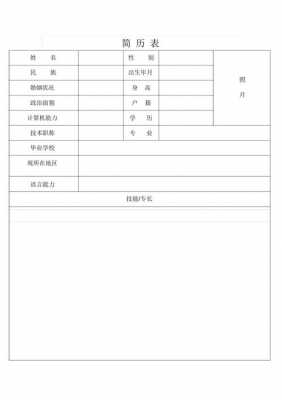 下载空白护士简历表格模板,护士个人空白简历表格 -第3张图片-马瑞范文网