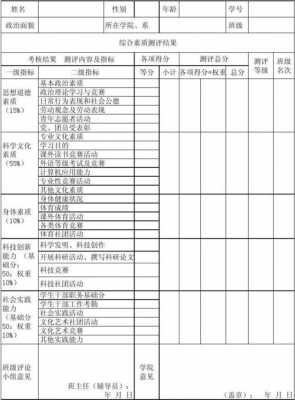 先进个人测评表模板-第2张图片-马瑞范文网