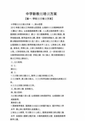  培训方案怎么写模板「培训方案怎么写模板」-第2张图片-马瑞范文网