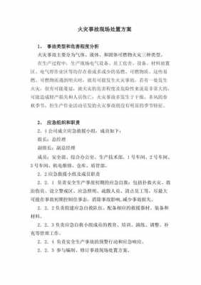 火灾应急处置方案模板下载-火灾应急处置方案模板-第2张图片-马瑞范文网