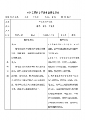 数学集体备课方案-第1张图片-马瑞范文网