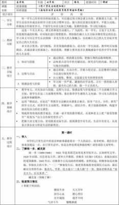 中学语文老师教案模板-第3张图片-马瑞范文网