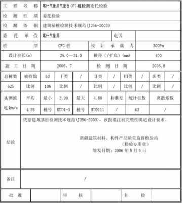  桩基检测日志模板「桩基检测报告内容」-第2张图片-马瑞范文网