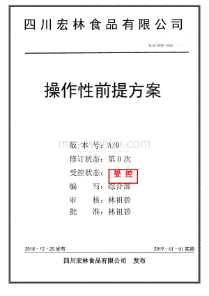 操作性前提方案模板-第2张图片-马瑞范文网