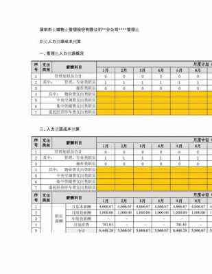 人力资源预算编制 人力资源整体预算模板-第1张图片-马瑞范文网