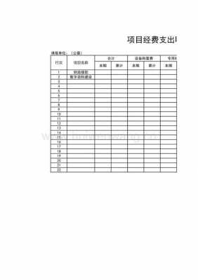 项目支出台账管理模板-第2张图片-马瑞范文网