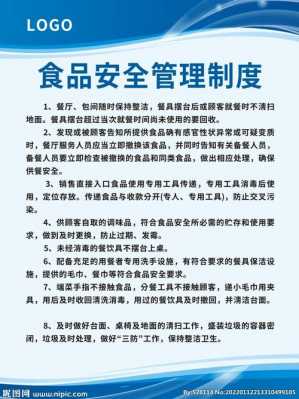  食品安全制度牌模板「食品安全制度表样」-第2张图片-马瑞范文网