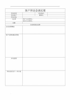 拜访会谈记录模板_拜访交流-第1张图片-马瑞范文网