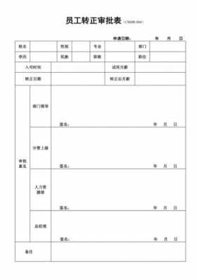  转正表格模板下载「转正表是什么意思」-第2张图片-马瑞范文网