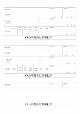 财务申请打款单模板,财务打款说明 -第2张图片-马瑞范文网