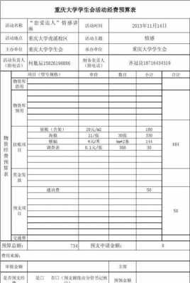  学生活动经费方案模板「学生活动经费方案模板图片」-第1张图片-马瑞范文网