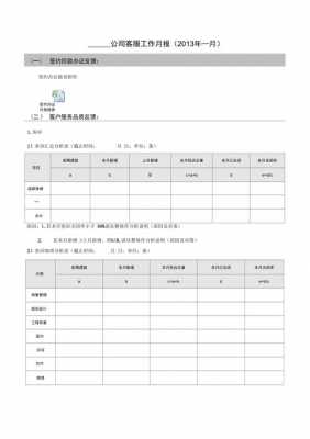 月报表模板客服（客服月报怎么写）-第1张图片-马瑞范文网