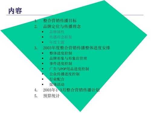 传播规划方案-传播年度计划模板-第3张图片-马瑞范文网