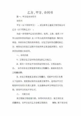 有两个甲方的合同模板_两个甲方一个乙方的合同模板-第2张图片-马瑞范文网