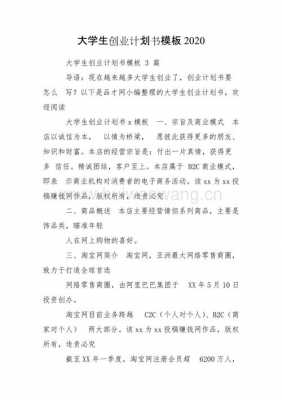 大学生自主创业策划书模板_大学生自主创业策划案-第2张图片-马瑞范文网