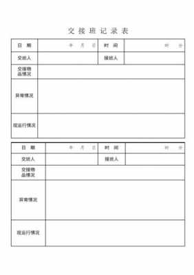 码头交班本模板,交班本怎么写 -第2张图片-马瑞范文网