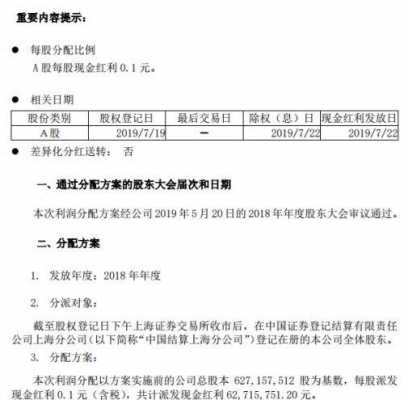 股利分配通知书模板_股利分配实施公告-第3张图片-马瑞范文网