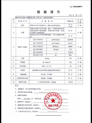 波纹管检验报告模板,对波纹管质量要求的规范 -第2张图片-马瑞范文网