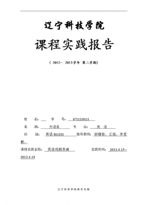  课堂实践报告模板「课堂实践报告模板及范文3000字」-第2张图片-马瑞范文网