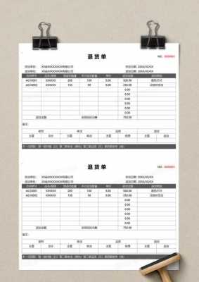 退货单的格式怎么写-退货单模板免费下载-第2张图片-马瑞范文网