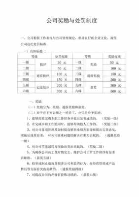 公司工资奖罚制度模板（工资奖惩）-第3张图片-马瑞范文网