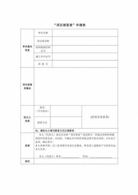 项目章申请书模板（项目章申请流程）-第1张图片-马瑞范文网