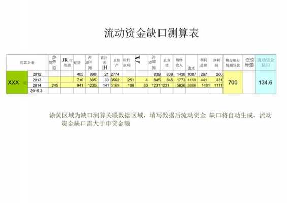 资金缺口测算表模板怎么做-第2张图片-马瑞范文网