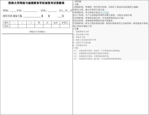 培训考核试题模板图片-培训考核试题模板-第2张图片-马瑞范文网