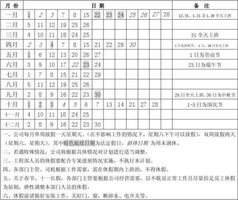 公休会计划模板,公休计划怎么写 -第1张图片-马瑞范文网