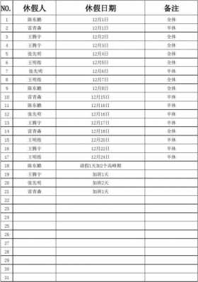 公休会计划模板,公休计划怎么写 -第2张图片-马瑞范文网