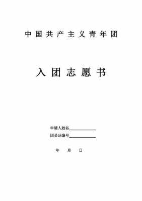 2020版入团志愿书-2002入团志愿书模板-第2张图片-马瑞范文网