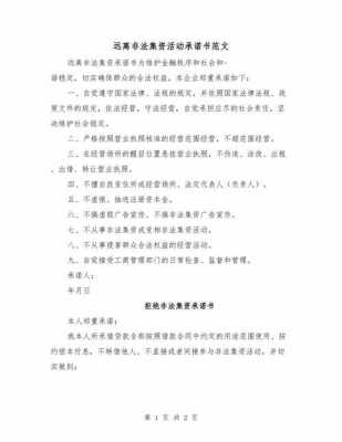 无非法集资承诺书模板_无非法集资承诺书模板下载-第2张图片-马瑞范文网