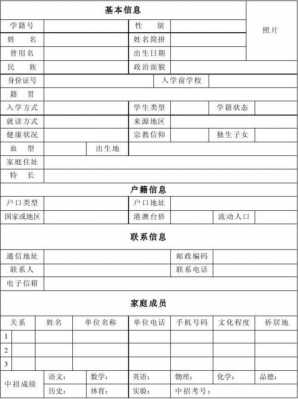 学生电子信息档案模板,学生电子信息档案模板怎么写 -第3张图片-马瑞范文网