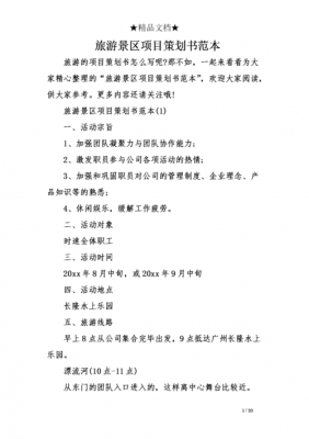 策划方案格式模板怎么写 策划方案格式模板-第3张图片-马瑞范文网