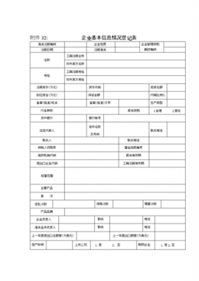 企业信息建档表模板_企业信息建档表模板怎么填-第3张图片-马瑞范文网