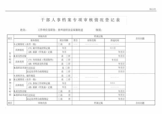 人社局档案审查-人事档案审核模板-第2张图片-马瑞范文网