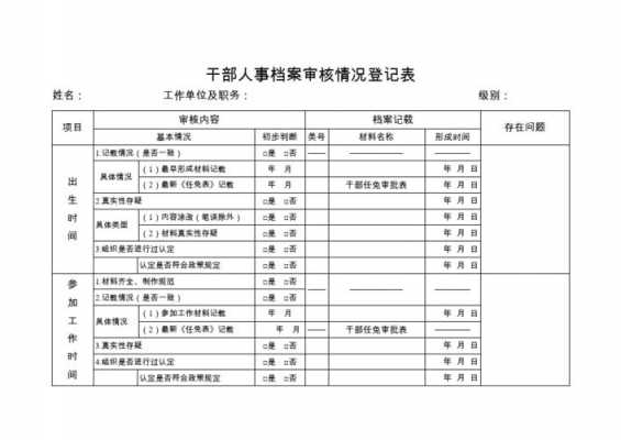 人社局档案审查-人事档案审核模板-第3张图片-马瑞范文网