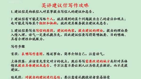 高中建议信写作模板_高中建议信题目-第2张图片-马瑞范文网