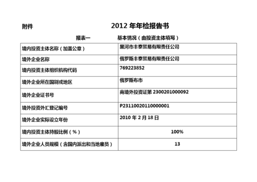 年检报告的模板（年检报告书 样本）-第1张图片-马瑞范文网