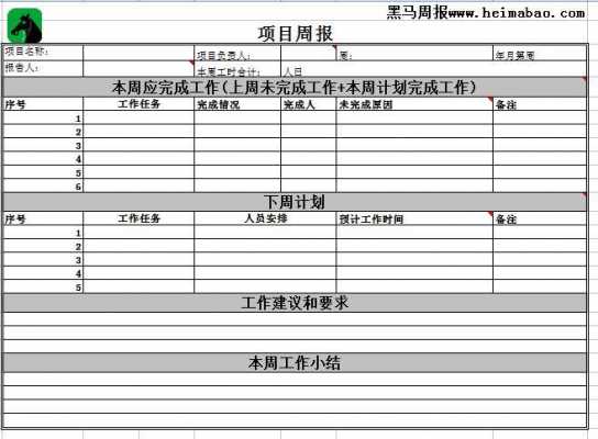  漂亮的周报模板「周报模板简单表格」-第3张图片-马瑞范文网