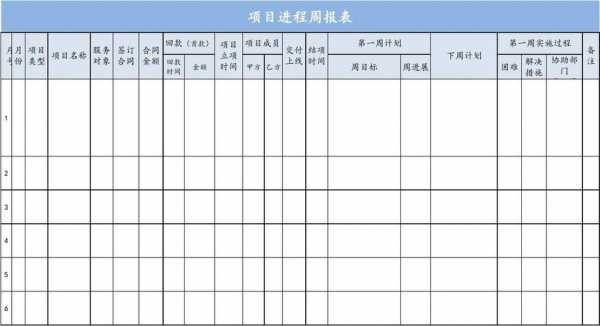  漂亮的周报模板「周报模板简单表格」-第1张图片-马瑞范文网