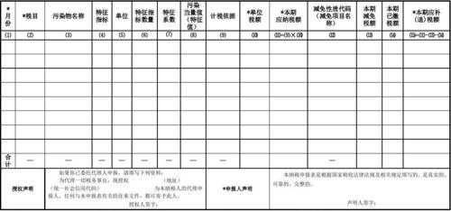 地税清洁表模板-第2张图片-马瑞范文网