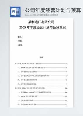 企业预算计划书模板下载 企业预算计划书模板-第3张图片-马瑞范文网