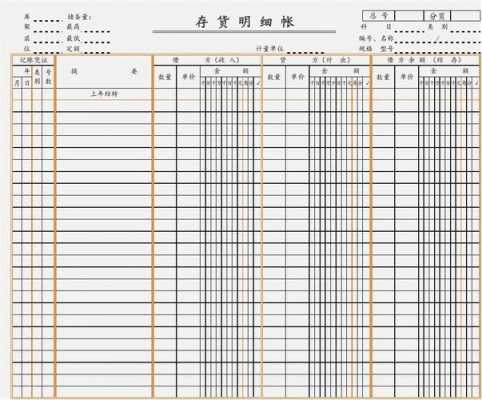 存货计数帐模板（存货记数账手写怎么填）-第1张图片-马瑞范文网