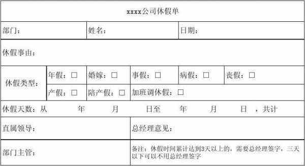  医院开休假单模板「医院的休假单最多能开多少天的」-第2张图片-马瑞范文网