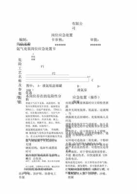 气站的应急预案模板,气站应急处置卡 -第3张图片-马瑞范文网