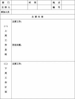  部门周会模板「部门周会一般怎么讲」-第2张图片-马瑞范文网