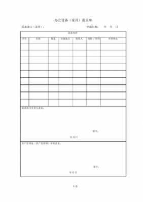 关于设备需求报告模板-第2张图片-马瑞范文网