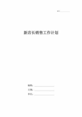 销售店长计划怎么写 销售店长工作计划模板-第2张图片-马瑞范文网